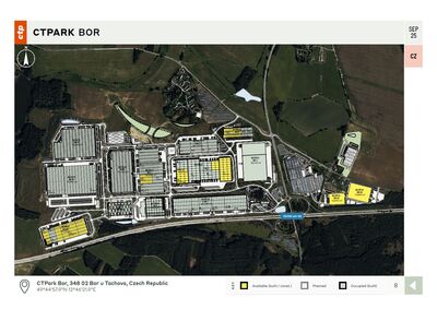 Pronájem skladu, výrobních prostor 2.377 m², Bor u Tachova, D5 - 94877