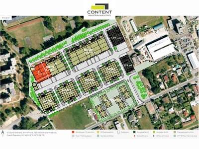 Pronájem skladových, výrobních prostor 2.559 m², Ostrava, Hrabová, D56 - 95405