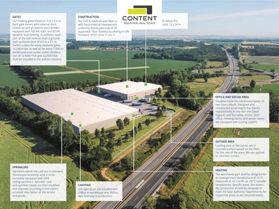 Pronájem novostavby skladu, výrobních prostor 11.333 m², Pohořelice - 96130