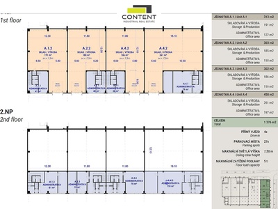 Pronájem multifunkčních industriálních prostor 823 m², Praha 10 - Malešice - 96516