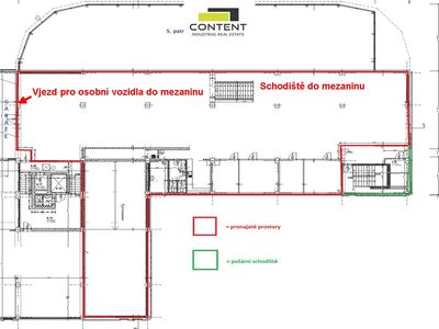 Pronájem showroomu  1100 - 1500 m², Praha Pankrác, 5. května - 98206