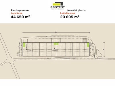 Pronájem skladu, výrobních prostor 23.605 m², Brno - Ledce - 98509