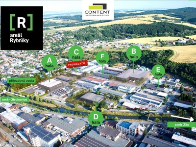Pronájem skladu, výrobních prostor 980 - 7.200 m², Zlín - 98809