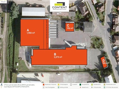 Pronájem skladu, výrobních prostor 4.726 m², Lysá nad Labem - 100315