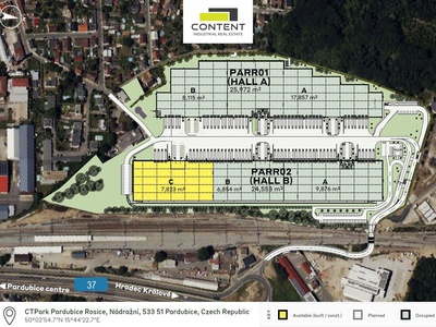 Pronájem skladu, výrobních prostor 4.000 m², Pardubice - 100540