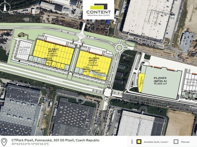 Pronájem skladu, výrobních prostor 1.547 m², Plzeň, Borská Pole, D5 - 100555