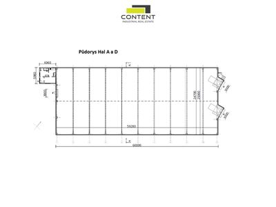 Pronájem skladu, výrobních prostor 1.500 m², Rousínov - 100770