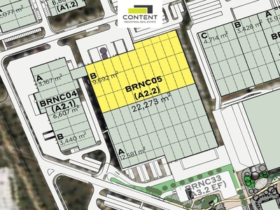 Pronájem kvalitních industriálních prostor 5.000 m², Brno - Slatina - 100035