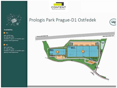 Pronájem skladu, výrobních prostor 10.200 m², Ostředek, D1 - 100998