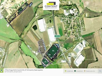 Pronájem skladu, výrobních prostor 10.355 m², Kozomín D8 - 101778