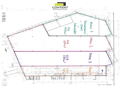 Podnájem kancelářských prostor 467m², Modletice D1 - 102194