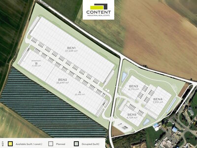 Pronájem skladu, výrobních prostor 22.455 m², Benátky nad Jizerou - 102385