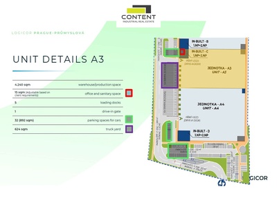 Pronájem skladu, výrobních prostor 4.240 m², Praha 10 - Hostivař - 102780