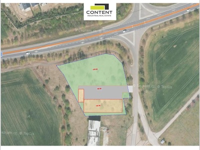 Prodej samostatného komerčního areálu 4387 m², skladové prostory 1.160 m², Býkev - 102845