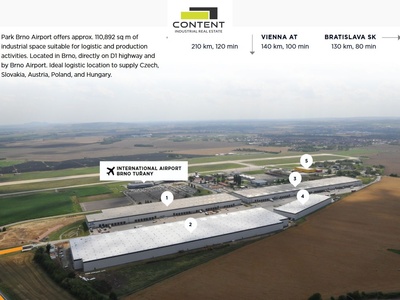 Pronájem skladu, výrobních prostor 8.000 m², Brno - 104266