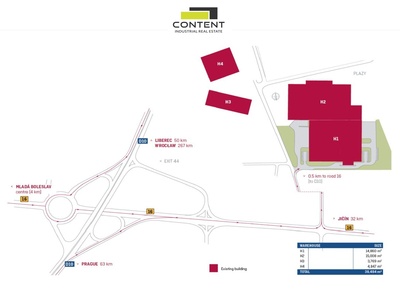 Pronájem skladu, výrobních prostor 3.811 m², Mladá Boleslav, D10 - 104222