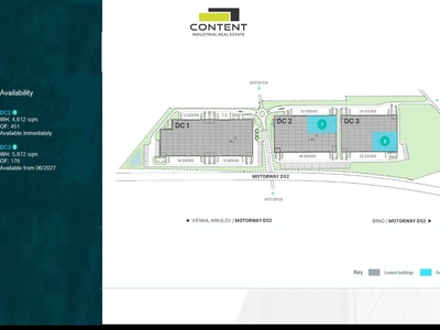 Pronájem skladu, výrobních prostor 5.872 m², Brno, D52 - 104371
