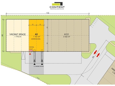 Podnájem skladu, výrobních prostor 750 m², Tuchoměřice - 104541