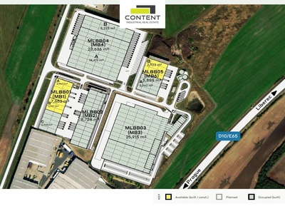 Pronájem skladu, výrobních prostor 2.923 m², Mladá Boleslav, Bezděčín, D10 - 104736