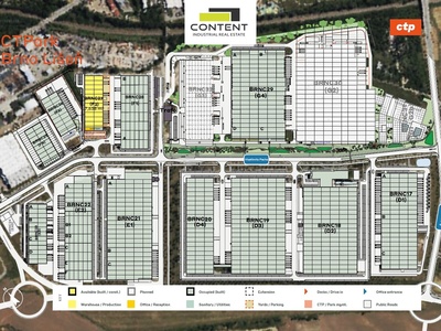 Pronájem kvalitních nebytových prostor 7.638 m², Brno - Slatina - 104697