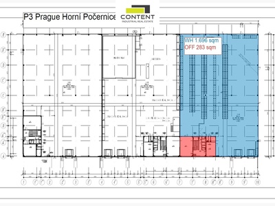 Pronájem skladu, výrobních nebo  prostor 1.696 m², Praha 9, Horní Počernice, D10 - 104870