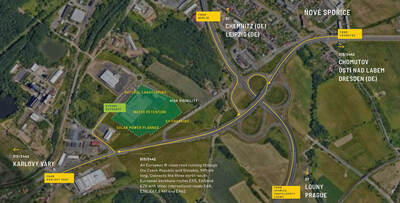 Pronájem skladu, výrobních prostor 11.500 m², Chomutov, D7 - 105049