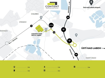 Pronájem skladu, výrobních prostor 15.000 m², Ústí nad Labem, CHlumec D8 - 105137