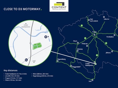 Pronájem novostavby skladu, výrobních prostor 8.890 m², České Budějovice - 105411