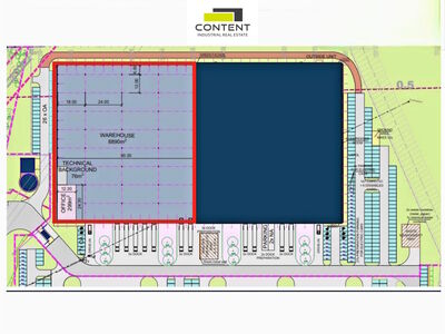 Pronájem novostavby skladu, výrobních prostor 8.890 m², České Budějovice - 105414
