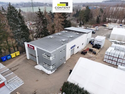 Pronájem komerčního areálu, showroom, kanceláře, sklad, celkem 830 m², Praha 5 Řeporyje - 105923