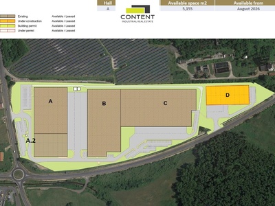 Pronájem skladu, výrobních prostor 5.155 m², Chomutov - 105883