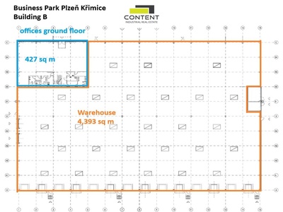 Pronájem skladu, výrobních prostor 4.393m², Plzeň - Křimice - 106595