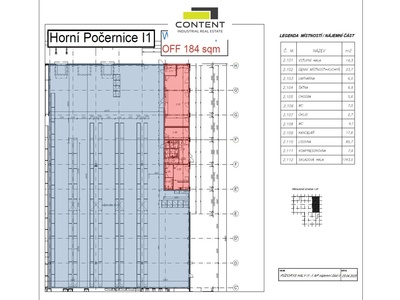 Pronájem skladu nebo  výrobních  prostor 1.757 m², Praha 9, Horní Počernice, D10 - 106985
