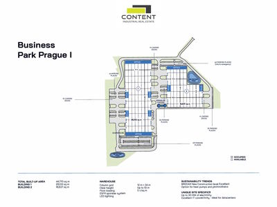 Pronájem novostavby skladu, výrobních prostor 11.521 m², Praha - Hostivař - 107185