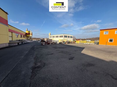 Pronájem skladu , výrobní haly 2010 m² + venkovní plocha 4030 m², Praha východ - Veleň - 107200
