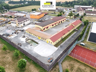 Pronájem skladu , výrobní haly 2041 m² + venkovní plocha 4030 m², Praha východ - Veleň - 107389