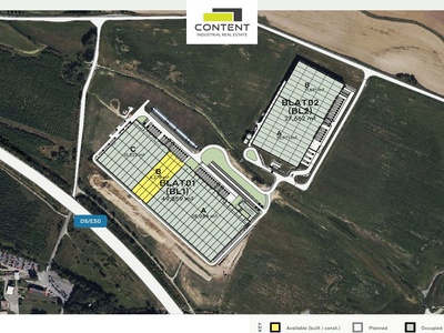 Pronájem výrobních prostor, skladu 6.278 m², Plzeň - Blatnice, D5 - 107550