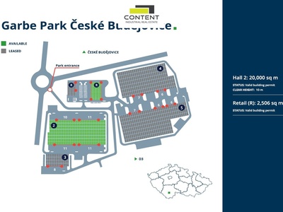 Pronájem novostavby skladu, výrobních prostor 8.890 m², České Budějovice - 107520