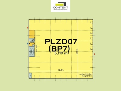 Pronájem skladu, výrobních prostor 5.119 m², Plzeň, Borská pole, D5 - 107624