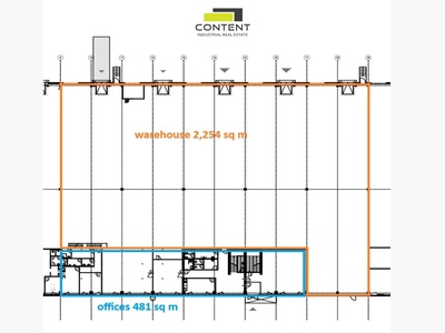 Pronájem skladu nebo výrobních prostor 2.255 m², Chrášťany - 109460