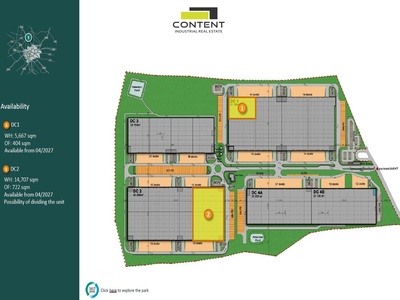 Pronájem skladu, výrobních prostor 14.707 m², Úžice, D8 - 109484