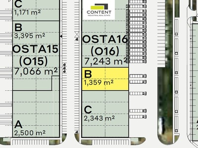 Pronájem skladu, výrobních prostor 1359 m², Ostrava - Hrabová, D56 - 109575