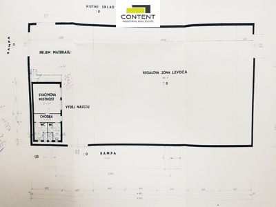 Pronájem skladu, výrobních prostor 1.500 m², Plzeň - Nýřany - 109820