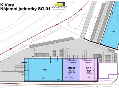 Pronájem skladu, výrobních nebo obchodních prostor 1261 m², Karlovy Vary - Dvory - 109984
