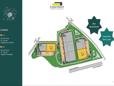 Pronájem skladu, výrobních prostor 5.973 m², Ostředek, D1 - 110405