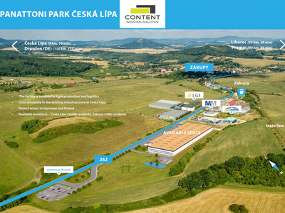 Pronájem skladu, výrobních prostor 15.630 m², Česká Lípa, Zákupy - 110596