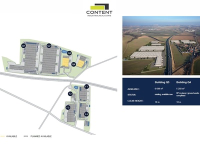 Pronájem skladu, výrobních prostor 3.000 m² Pavlov, D6 - 111356