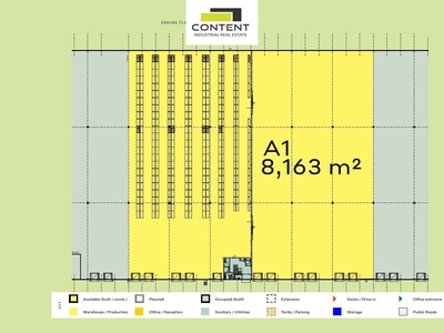 Pronájem skladu, výrobních prostor 4.115 m², Brno - Modřice, E461 - 111768