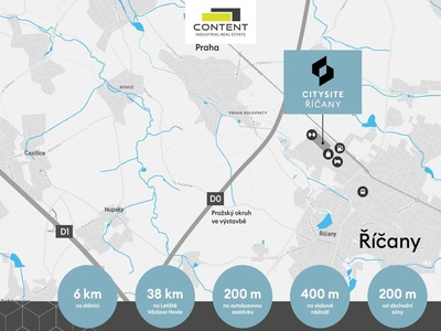 Pronájem flexibilních jednotek od 500 m², Říčany u Prahy - 111955