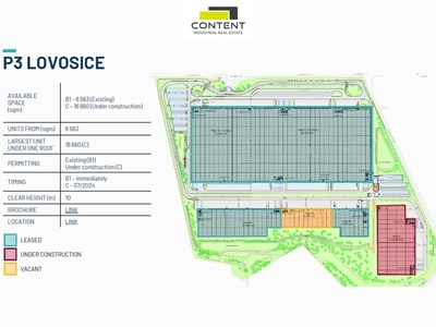 Pronájem novostavby skladu, výrobních prostor 14.562 m², Lovosice - 112234